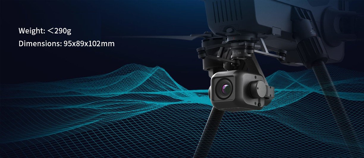Sense 8K Camera Dimension